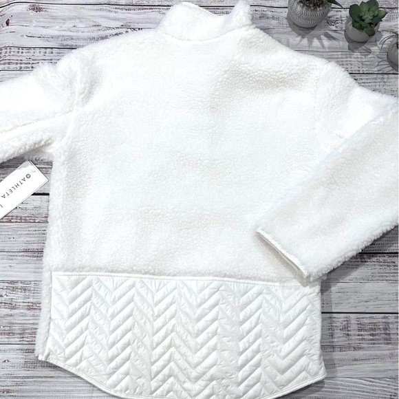 Athleta Cozy Sherpa Snap Pullover - Picture 3 of 9